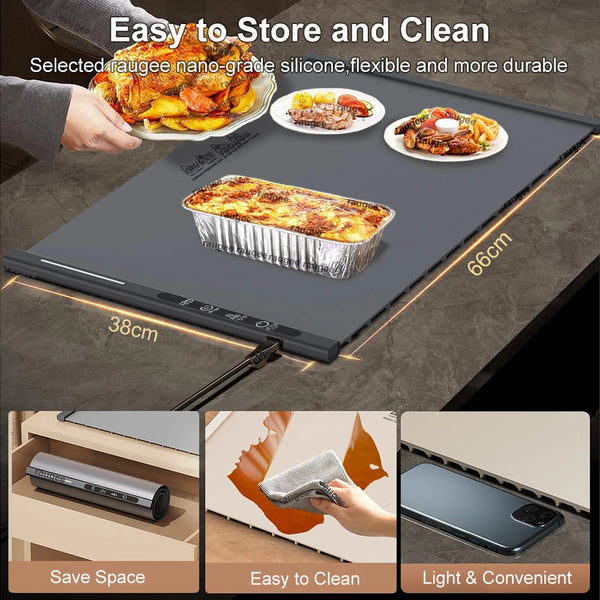 WarmMat Silicone Foldable Food Heater